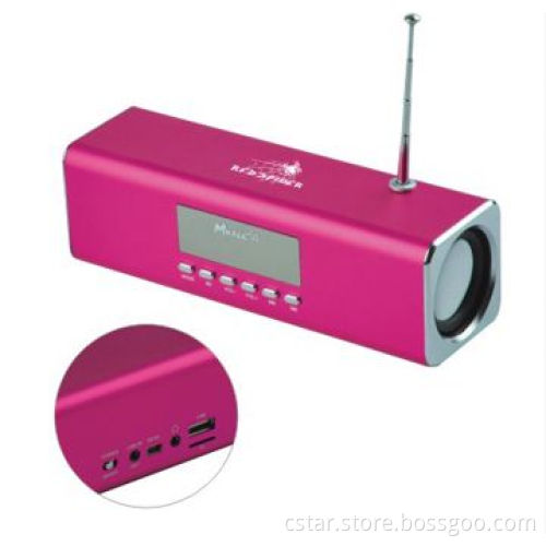 Stereo Mini Speaker, Suitable for Mobile Phones, with FM Radio Function